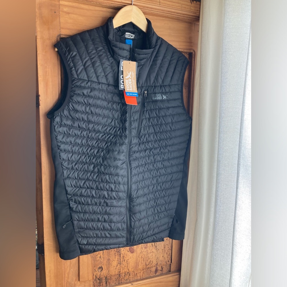 NWT Eddie Bauer Down Puff Vest (800g)